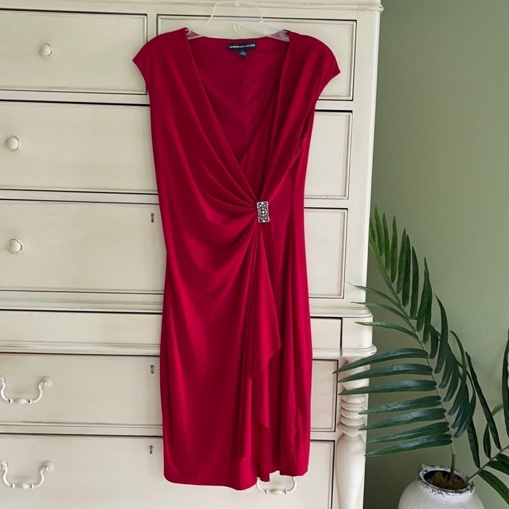 American Living Red dress size 8